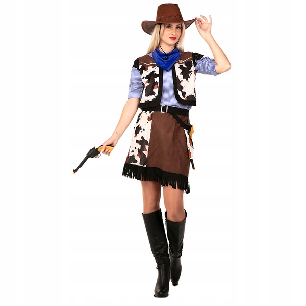 Kostým Kovbojka Převlek Pro Ženy Karneval Halloween XL