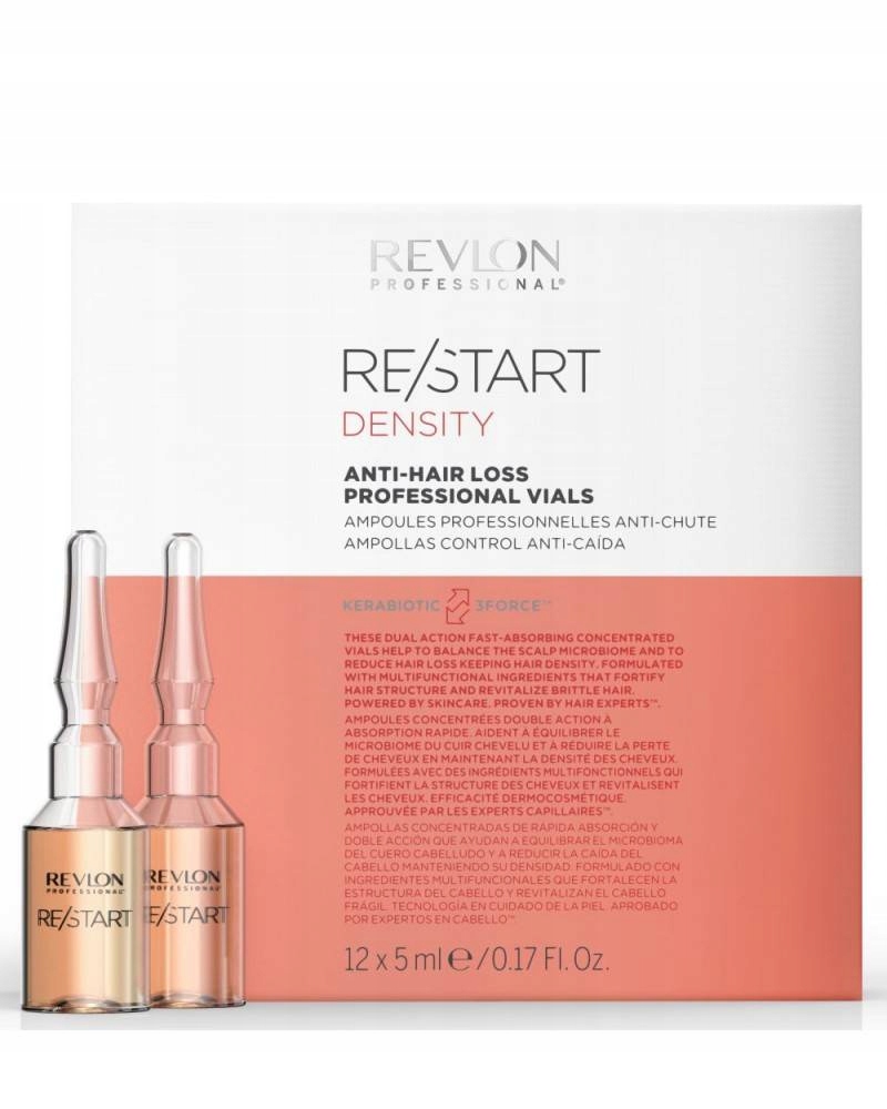 Revlon Restart Density Ampulky proti vypadávání vlasů 12 x 5 ml