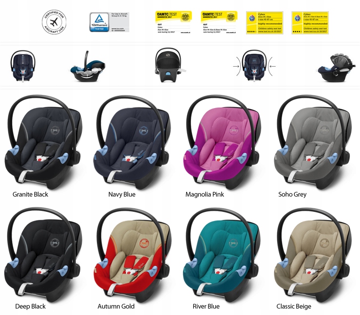 CAMARELO ZEO wózek 3w1 Cybex Aton M i-Size Marka Camarelo