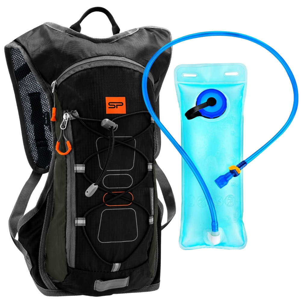 Plecak Na Rower Sportowy Lekki Górski Turystyczny 5L Bukłak 1,5L Spokey