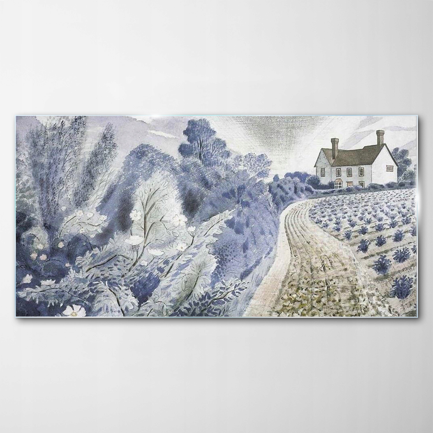 

Obraz Szklany Dekor Farma Pole Ravilious 120x60