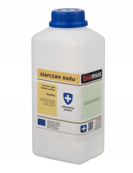 Siarczan Sodu sodium sulflate 1kg galwanizacja Biomus