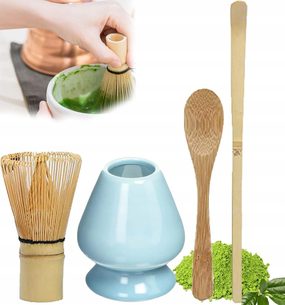 Levně Sada Na Čaj Matcha, Vysoce Kvalitní Bambusové Akcesoria Součástí Balení