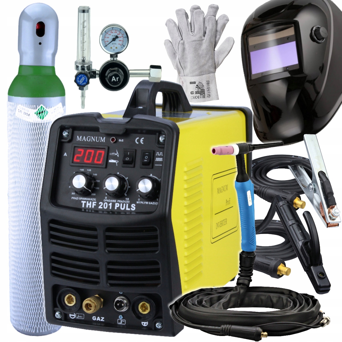 Spawarka Inwerterowa Inox SG2 Mma Tig Thf 201 Pulse Magnum