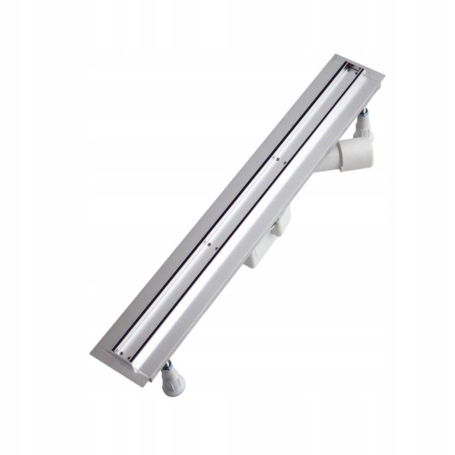 Lineární Odtok Slight Line 90 cm s maskovacím krytem Slight-Plate, stříbrný