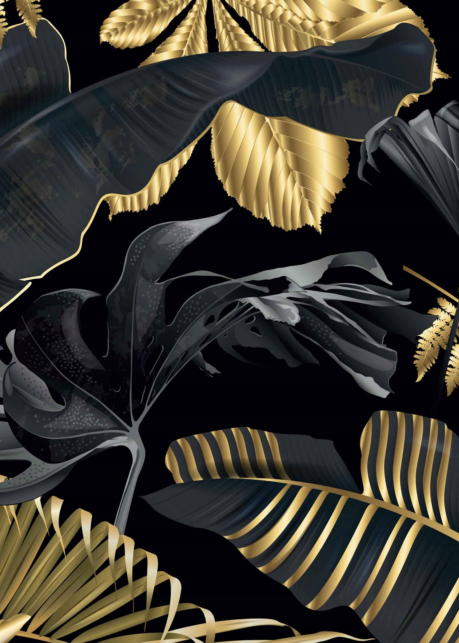 

Monstera złota Plakat Plakaty B2 70x50cm Papier200