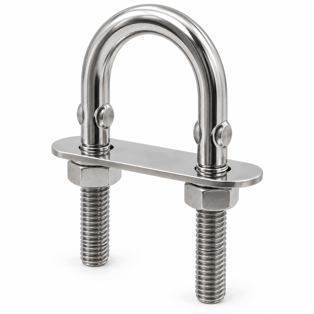 M10x110 U-bolt Cumovací ucho A4 316 Inox 10 kusů