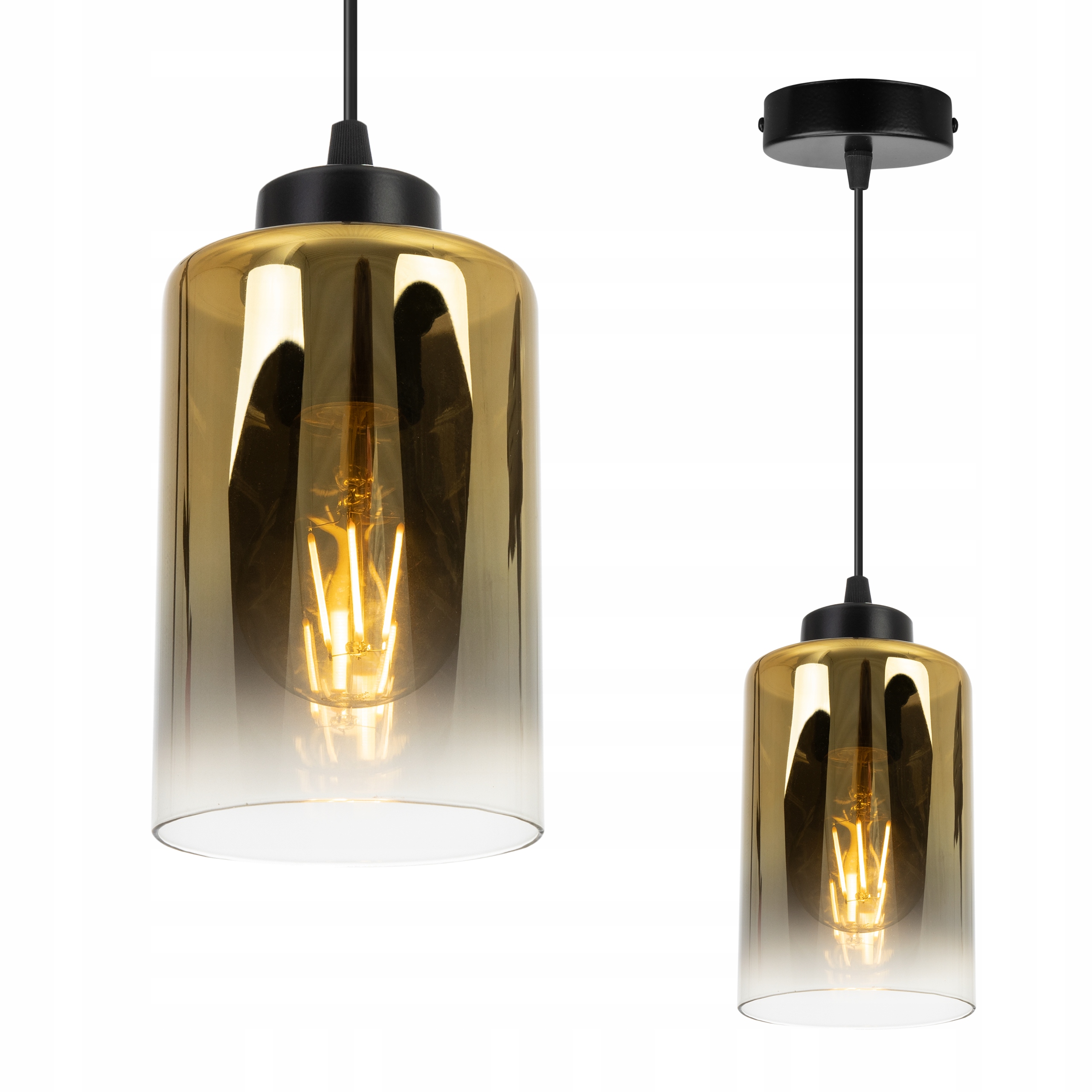 

Lampa Sufitowa Wisząca Do Kuchni Salonu Złota