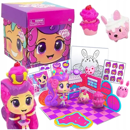 POPI DOLI LALECZKA NIESPODZIANKA DOMEK ROZKŁADANY ZE ZWIERZĄTKIEM