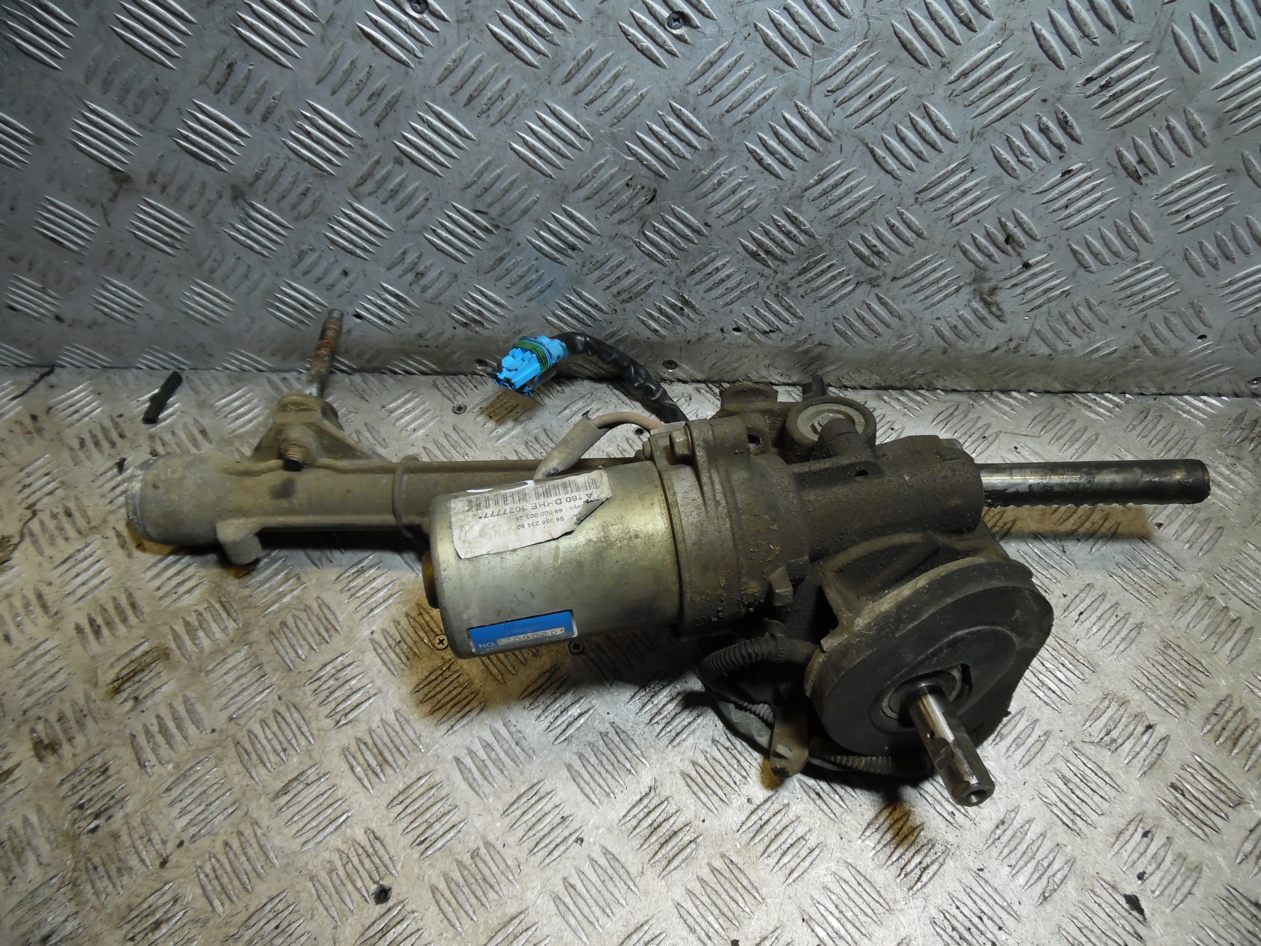 steering wheel rod ZE WSPOMAGANIEM CITROEN C3