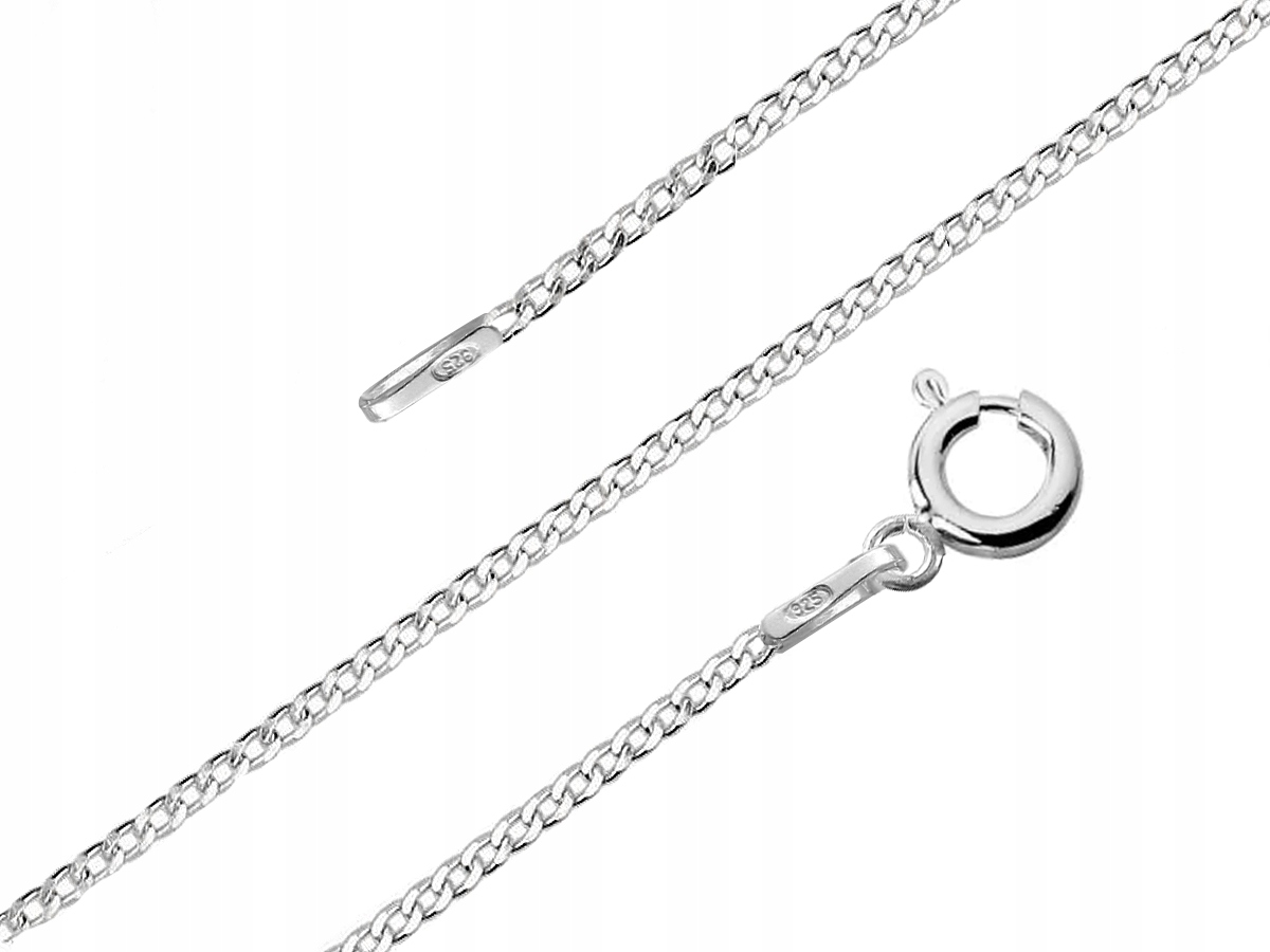 ŁAŃCUSZEK SREBRNY 925 PANCERKA 030 - DŁUGOŚĆ 55cm