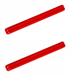 

Lego Oś Ośka Axle 6 Czerwony 3706 6130002 2szt