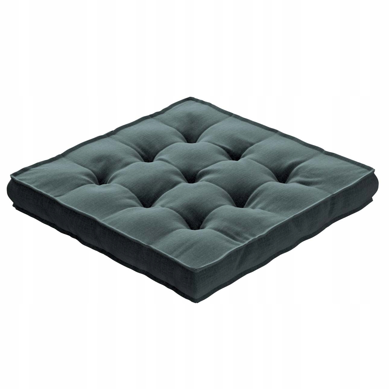 Sedák na křeslo smaragdový a'la semiš 50x50
