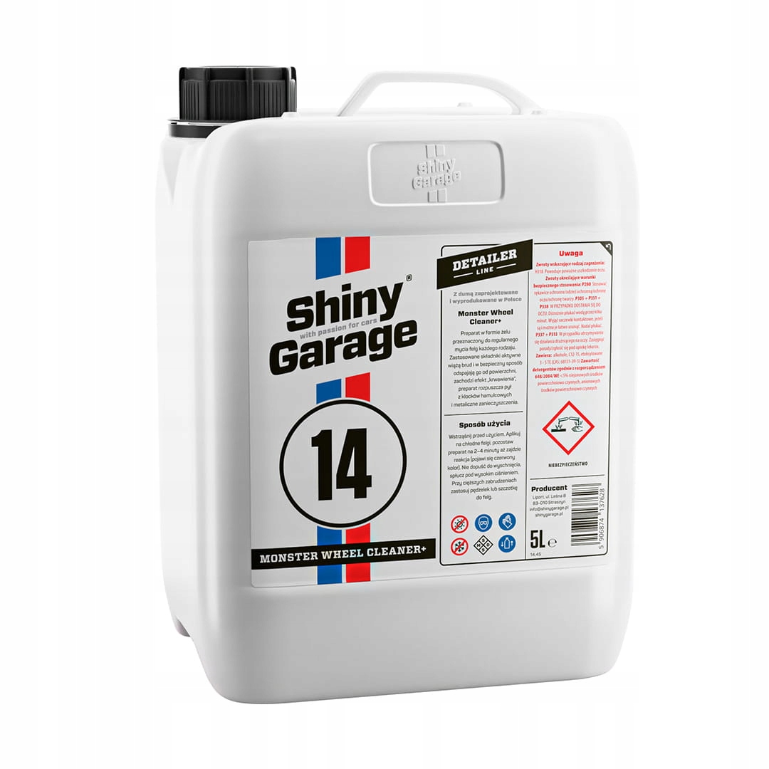 SHINY GARAGE Monster Wheel Cleaner 5L Do Felg