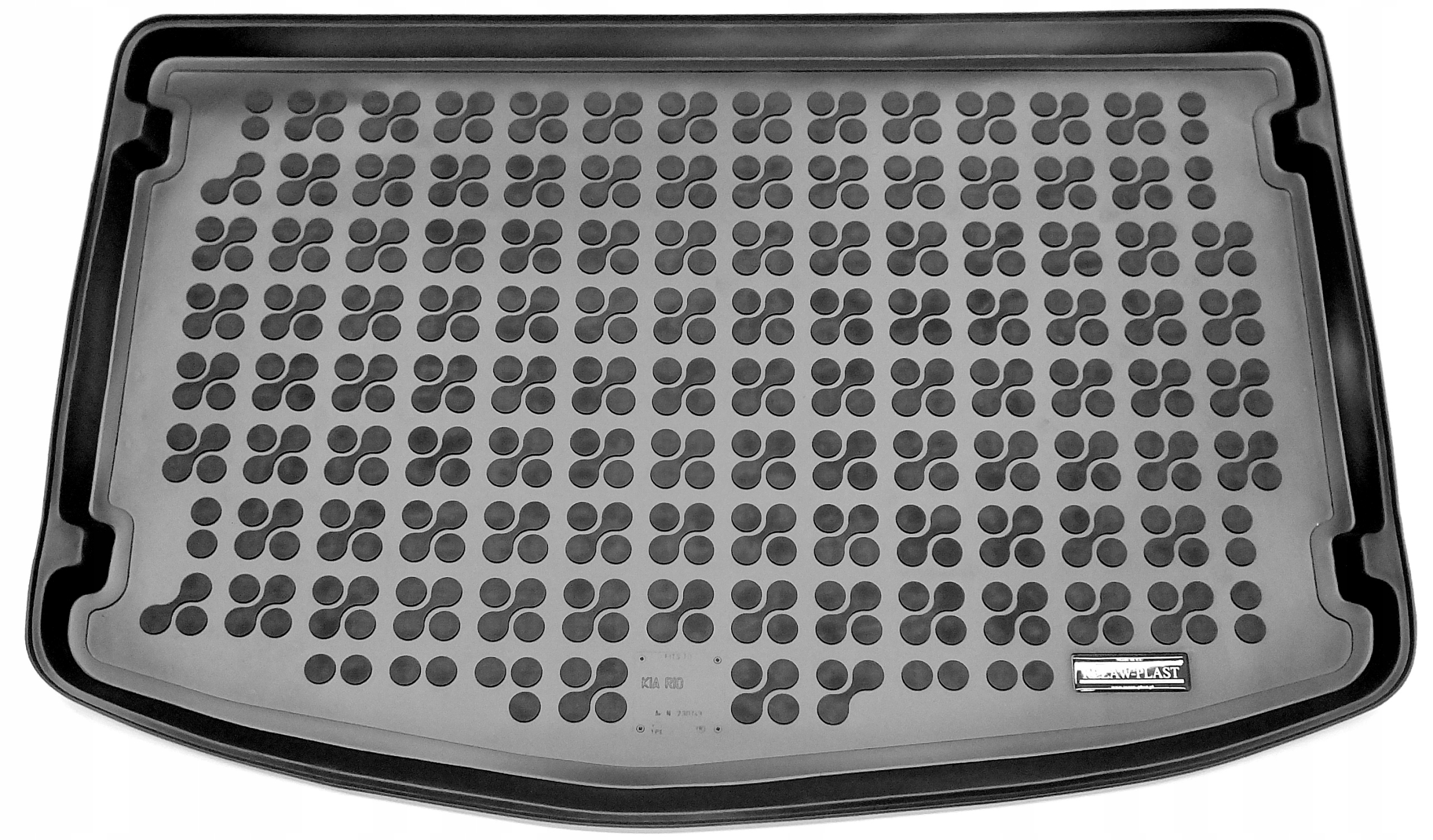Kia Rio IV 2016-2023 hatchback przed i po liftingu górna podłoga mata guma