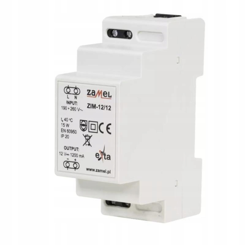Impulsní napájecí zdroj ZIM-12/12 Zamel