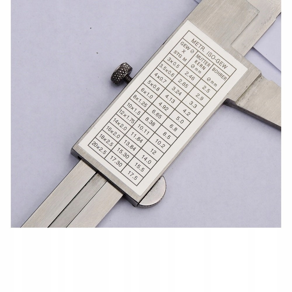 STEINLE Suwmiarka Kieszonkowa 150 mm Z Śrubą Pomiar 005 mm DIN862 — miniatura 3