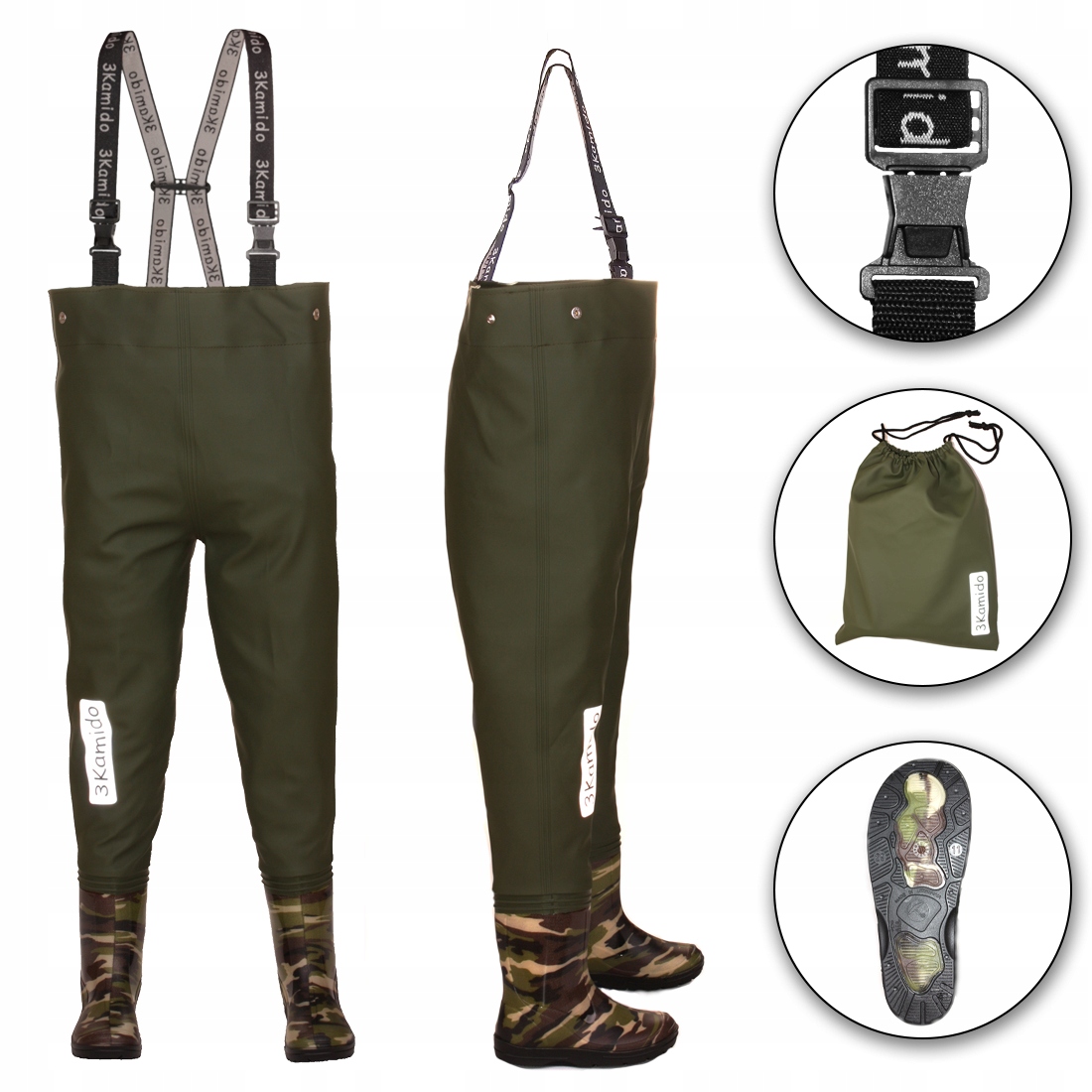 Spodniobuty dziecięce 3Kamido, wodery, spodniobutki, MORO r. 29 Marka 3Kamido