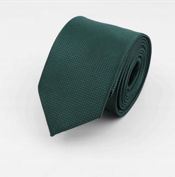 

Krawat wąski Ciemna Butelkowa Zieleń