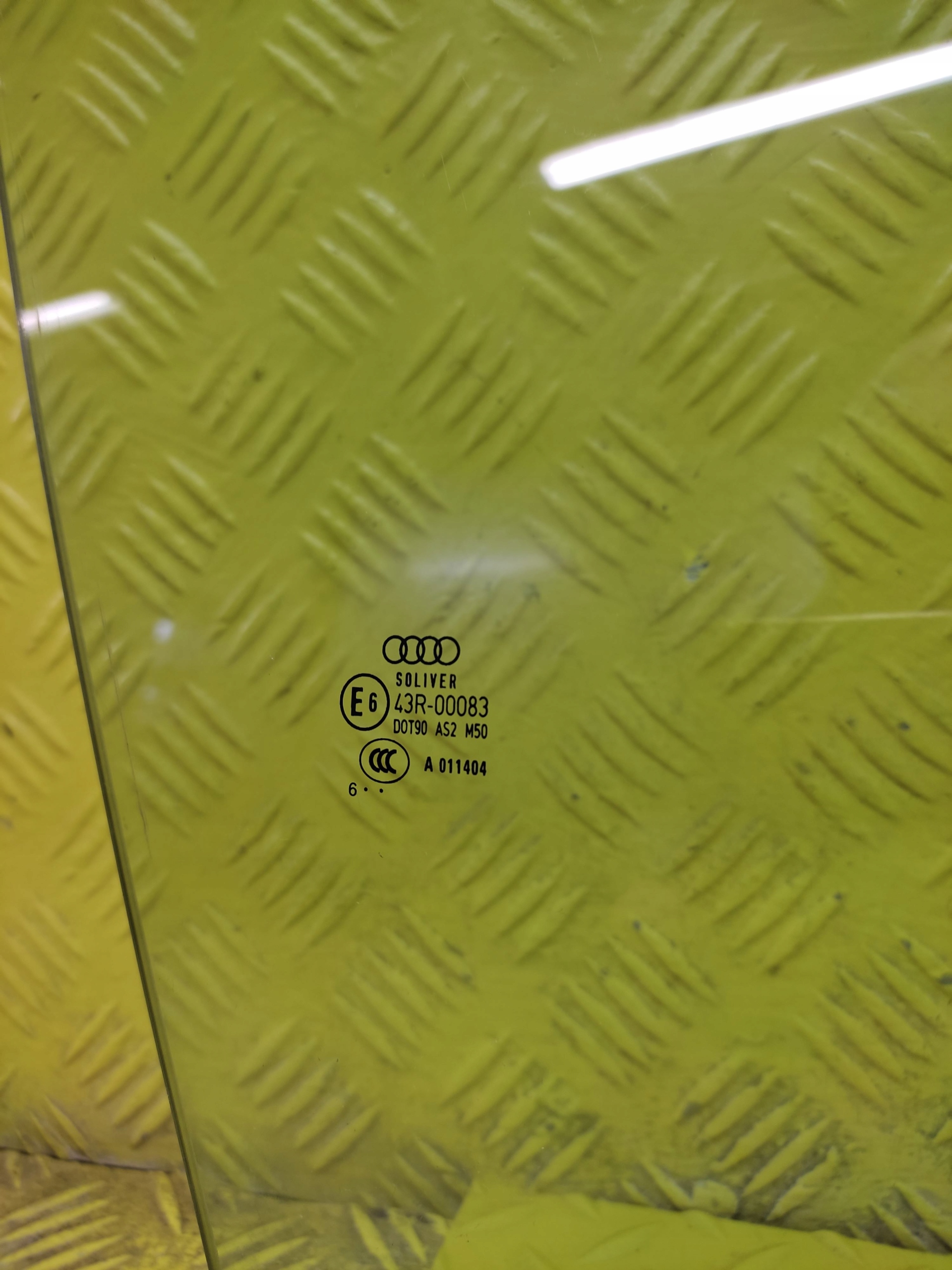AUDI A6 C6 KOMBI window door right front