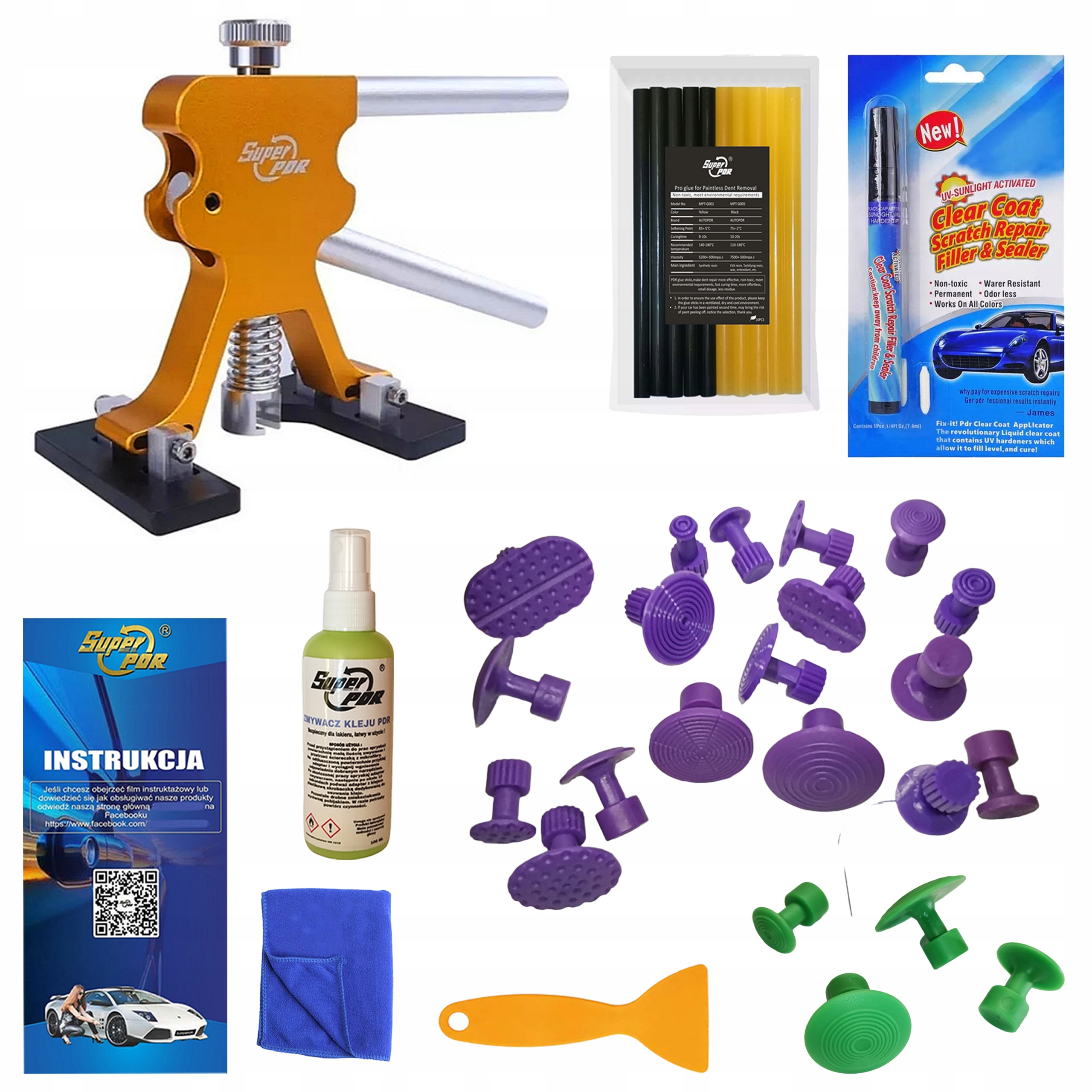 Sada na odstraňování promáčklin Puller Pdr