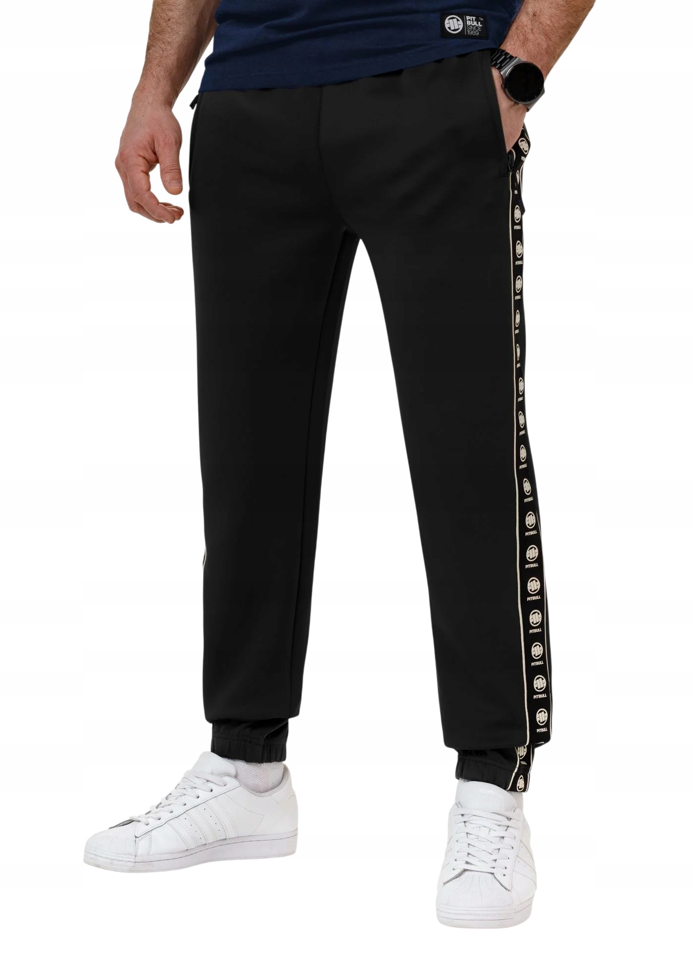 Pit Bull Dresové kalhoty Oldschool Powers Black XL