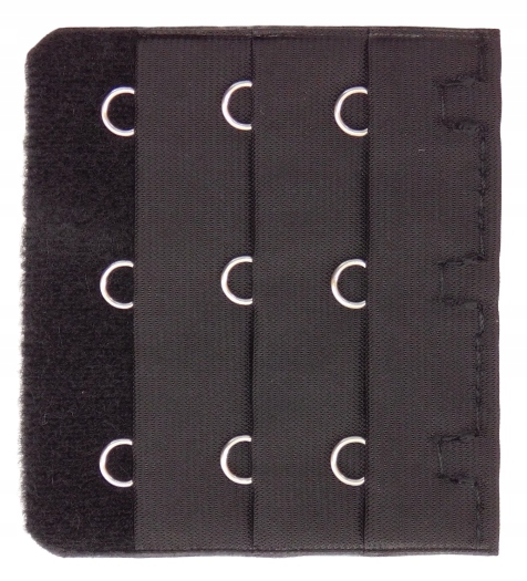 

Przedłużka 3-rzędowa, zapięcie biustonosza czarna