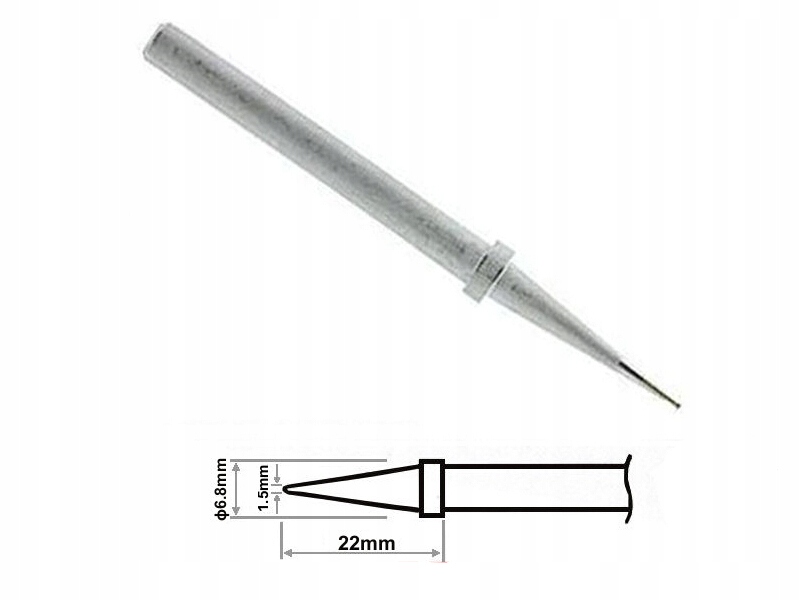 

Grot do ZD-98 ZD-99 ZD-200C stożek 1.5mm C1-1