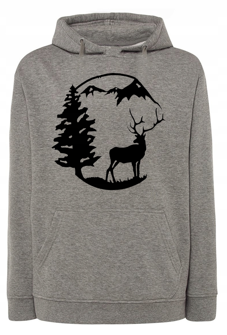 Pánská mikina s potiskem Jelen Hory vel. 3XL