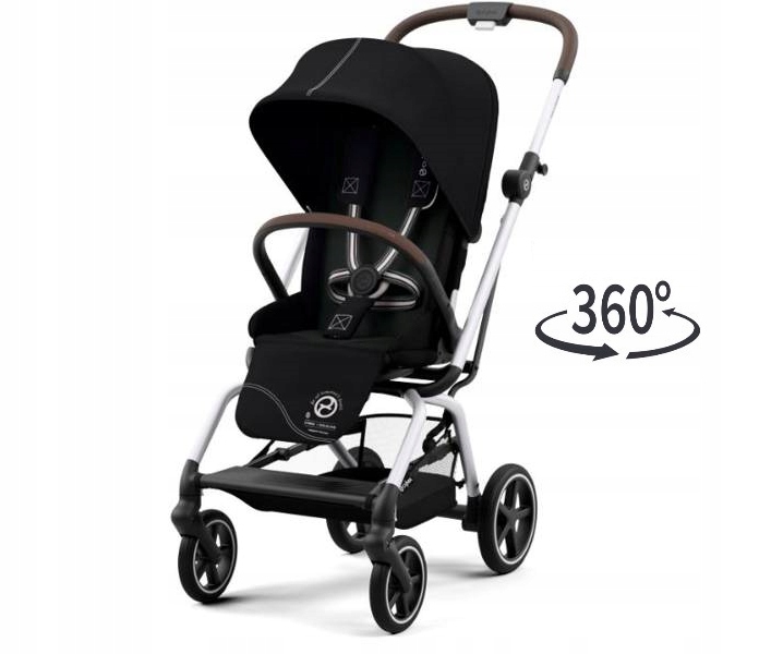 Wózek Cybex Eezy S2+ Twist Slv Moon Black