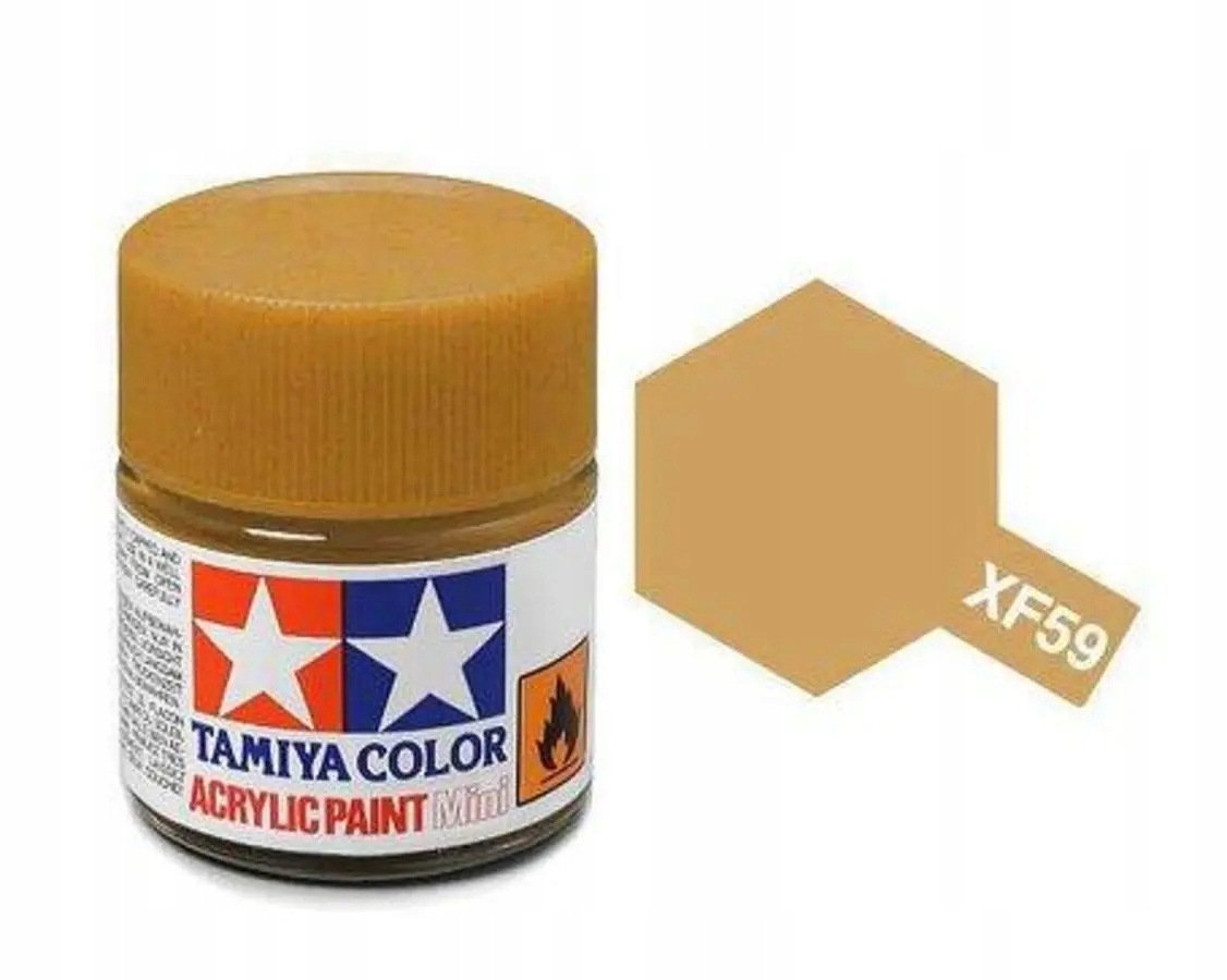 Farba akrylowa XF-59 Desert Yellow matt 10ml Tamiya 81759