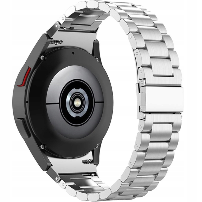 Srebrna Stalowa Bransoleta do Samsung Galaxy Watch 4 46mm Classic eSIM