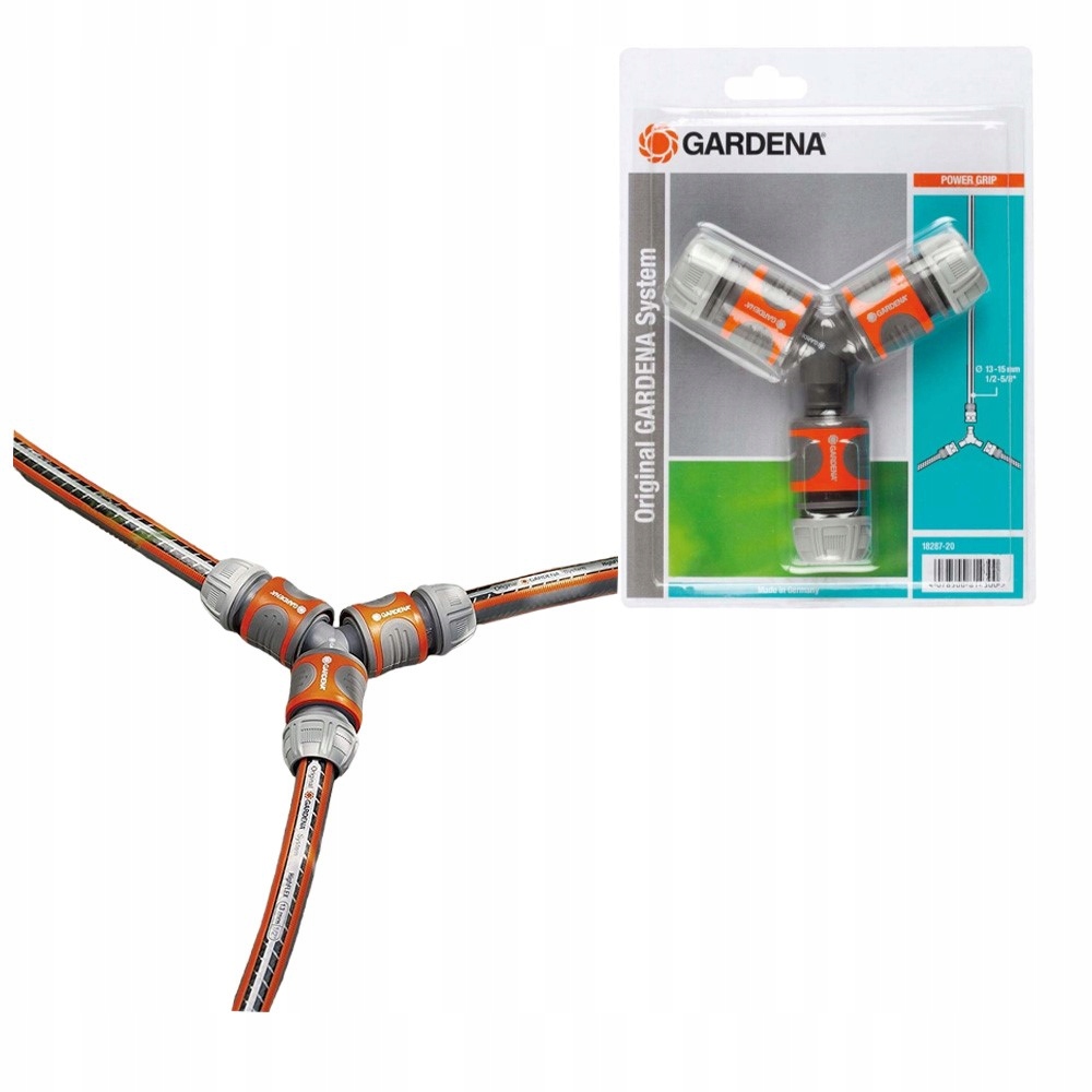 Rozbočovací sada T-rozdělovač pro zahradní hadici Gardena T-rozdělovač 3 x 13-15mm
