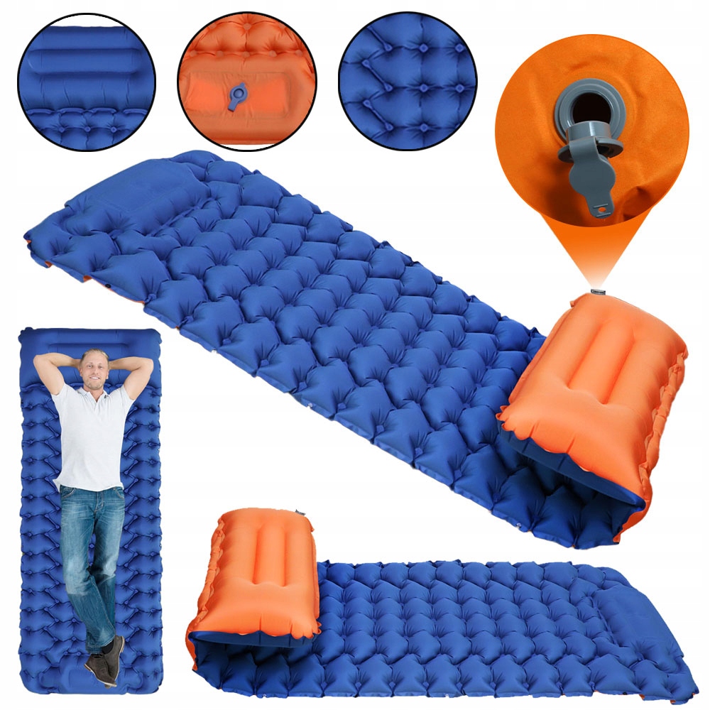 Samonafukovací podložka Matrace Turistická karimatka Obal 198x72x8 Skládací