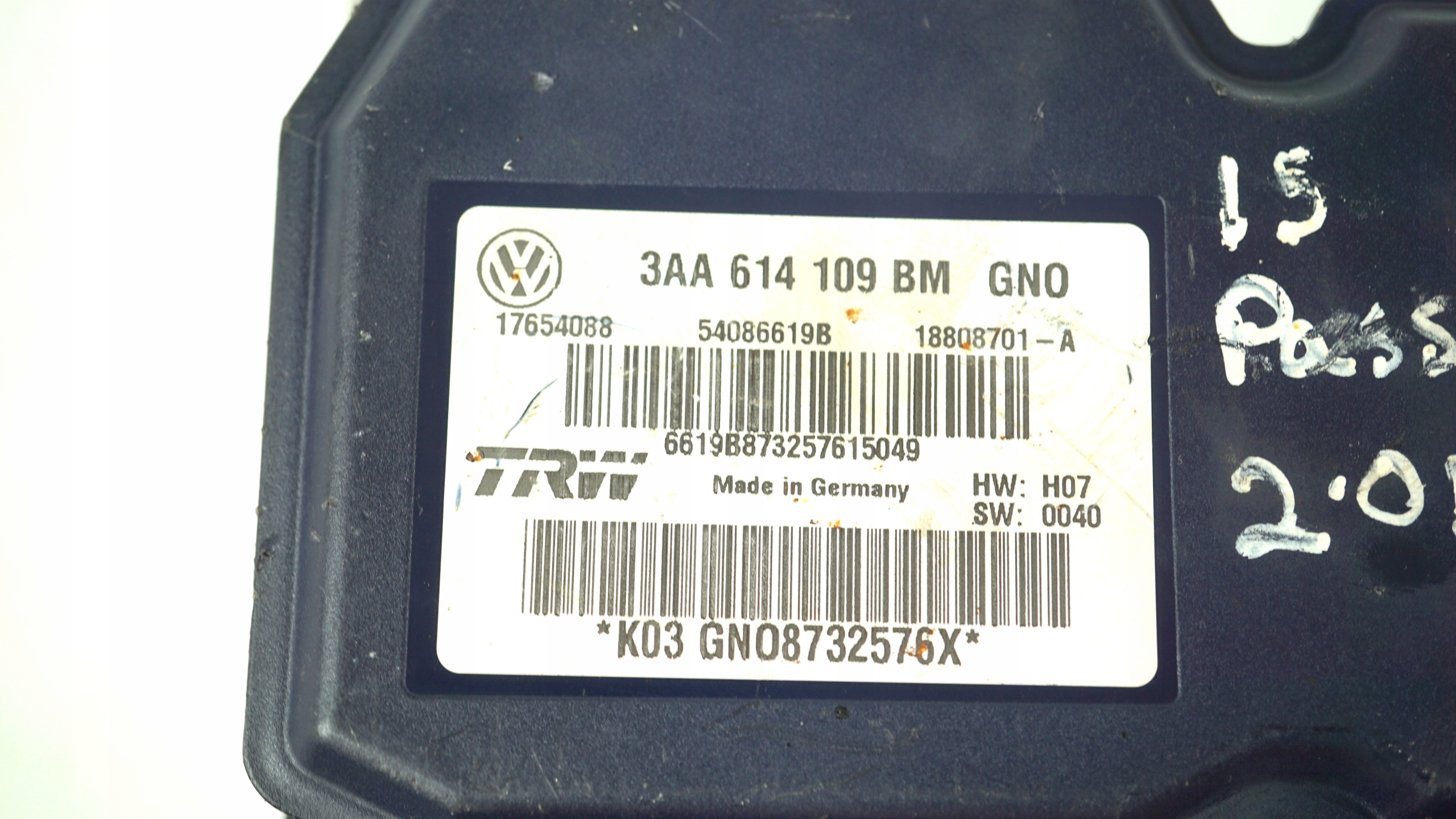 Pompe ABS VW PASSAT B7 3AA614109BM