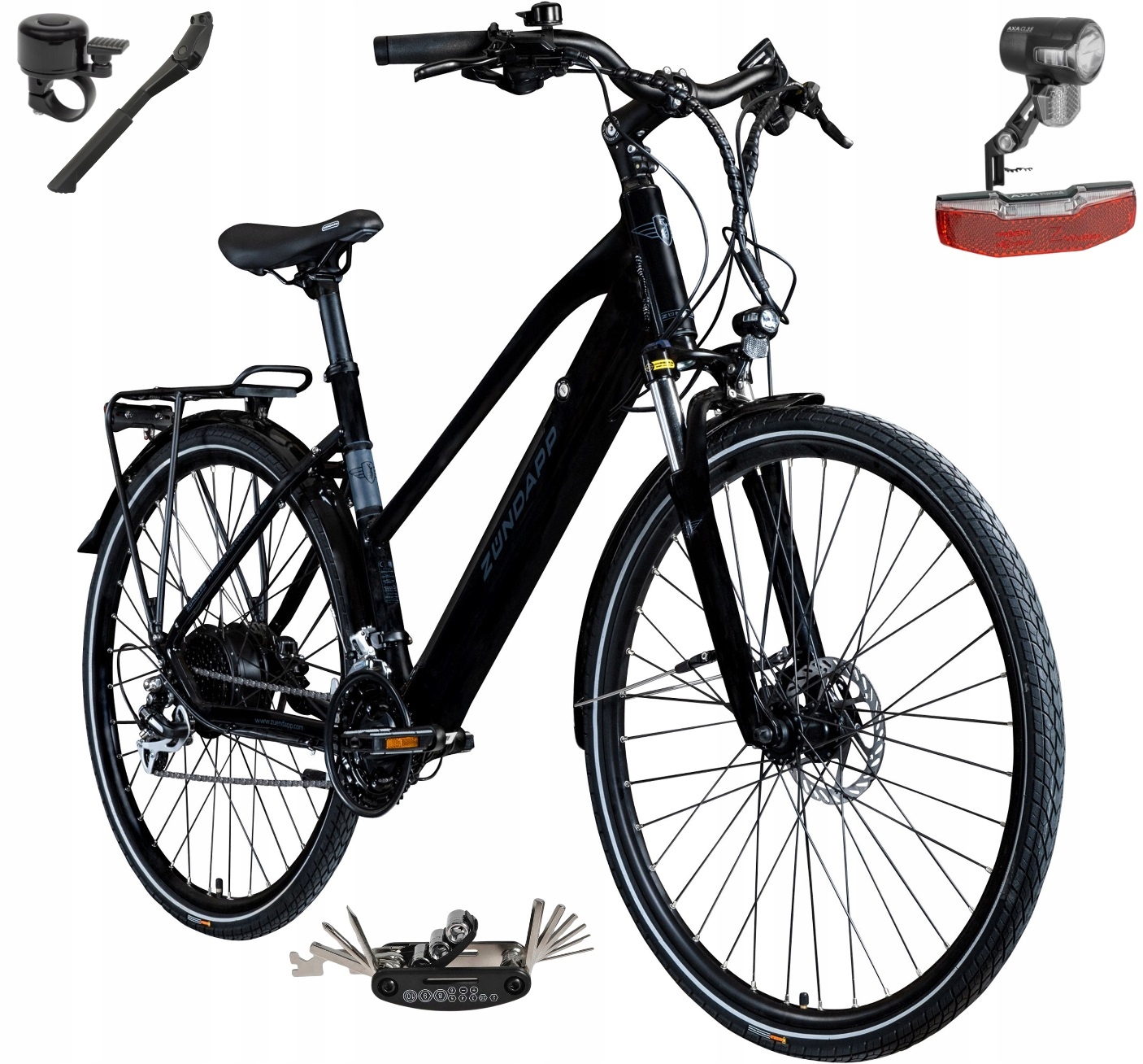 Elektrokolo Dámské pánské trekingové kolo Shimano Hydraulika Alu 28 250W