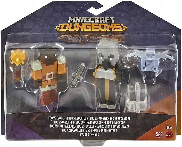 MINECRAFT ZESTAW FIGUREK EBO VS EVOKER GVL31 • Opinie - Allegro