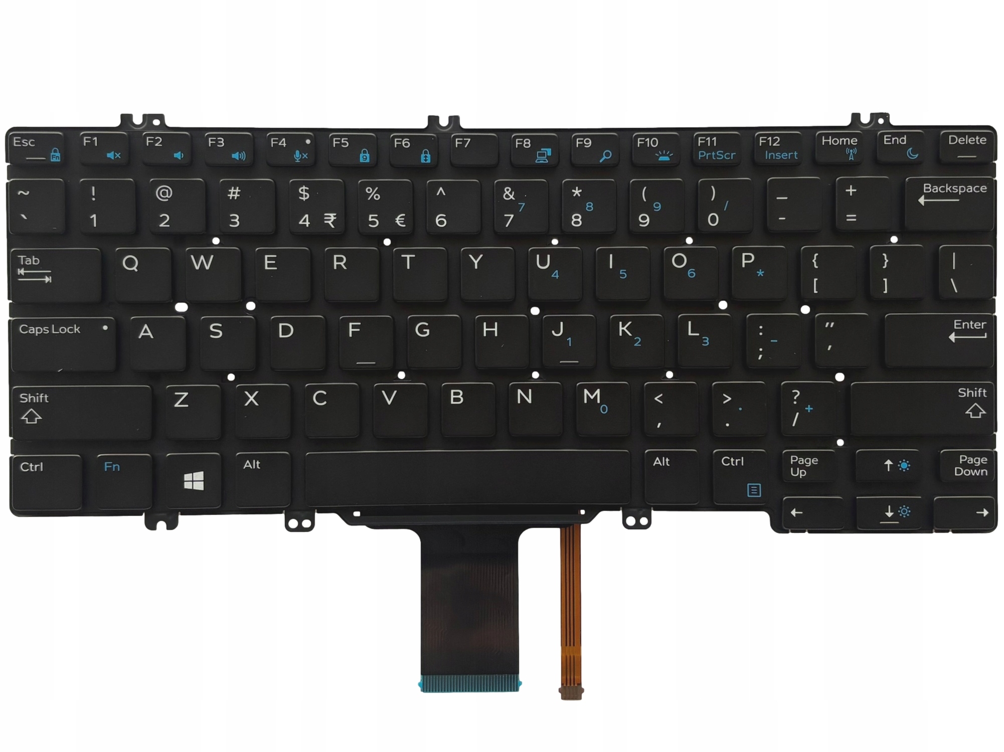 Klávesnice Dell 5280 5289 5290 7280 7290 7390 Led Originál Pl