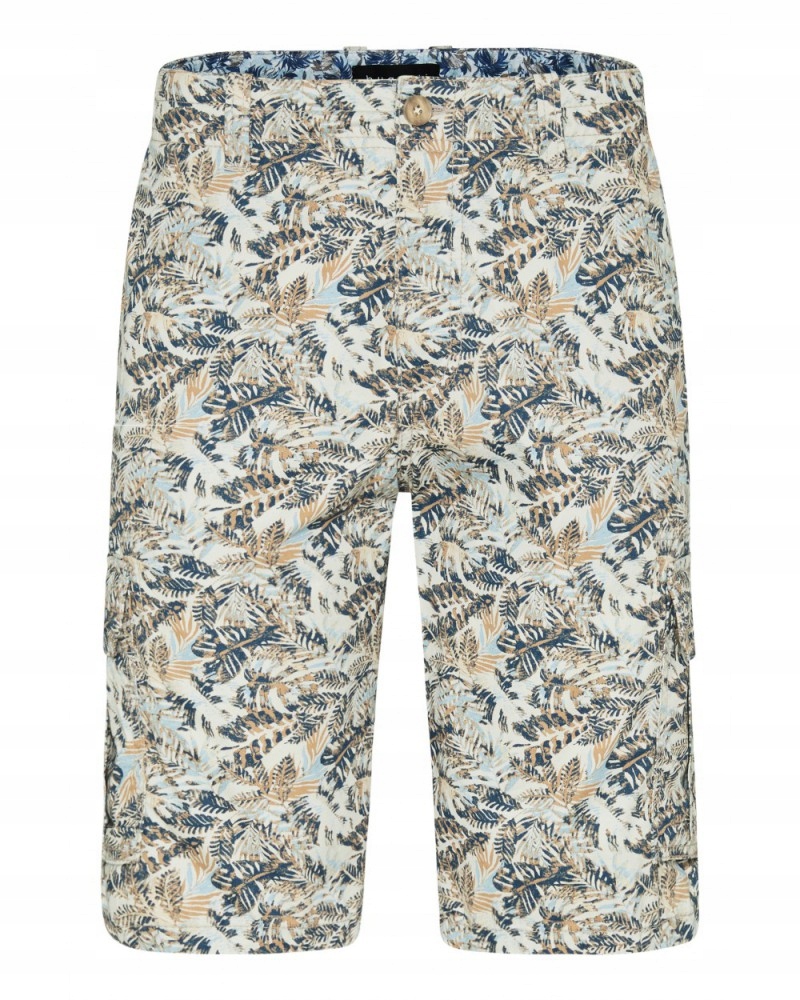 Bugatti Pánské Šortky S Rostlinným Vzorem, Krátké Na Léto 28 6F