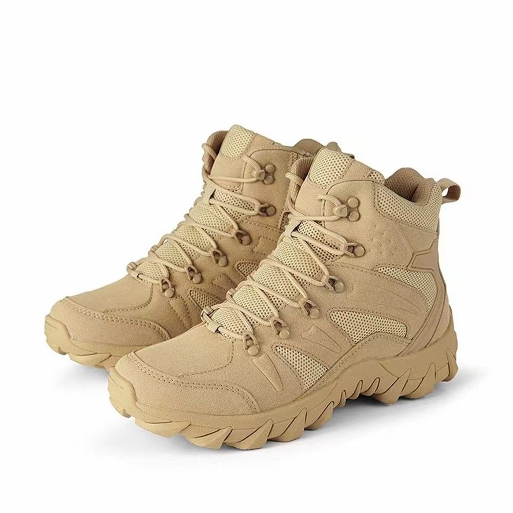 Taktické Vojenské, Voděodolné Trekové Kožené Boty