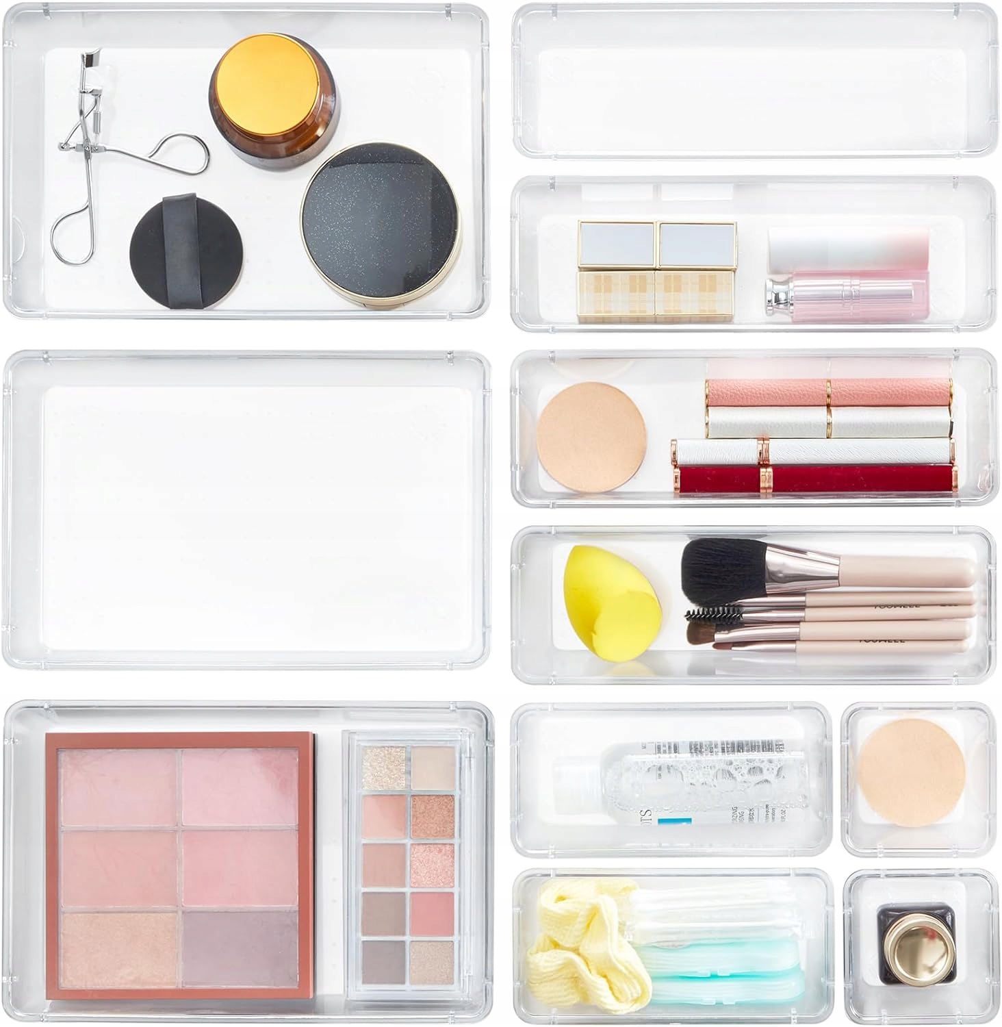 177. Zestaw 11 Praktycznych Organizerów Lifewit do Szuflad w 4 Rozmiarach