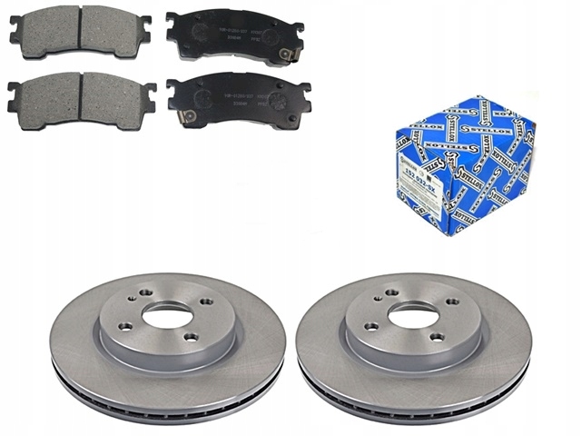 Диски + колодки передние MAZDA 323 F BJ 1.6 1.8 2.0