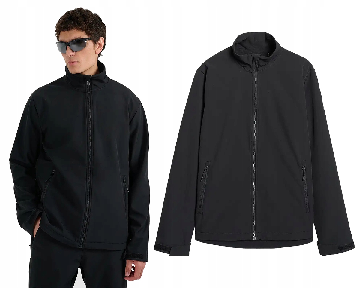 Pánská softshellová bunda 4F M361 sportovní bez kapuce 2XL