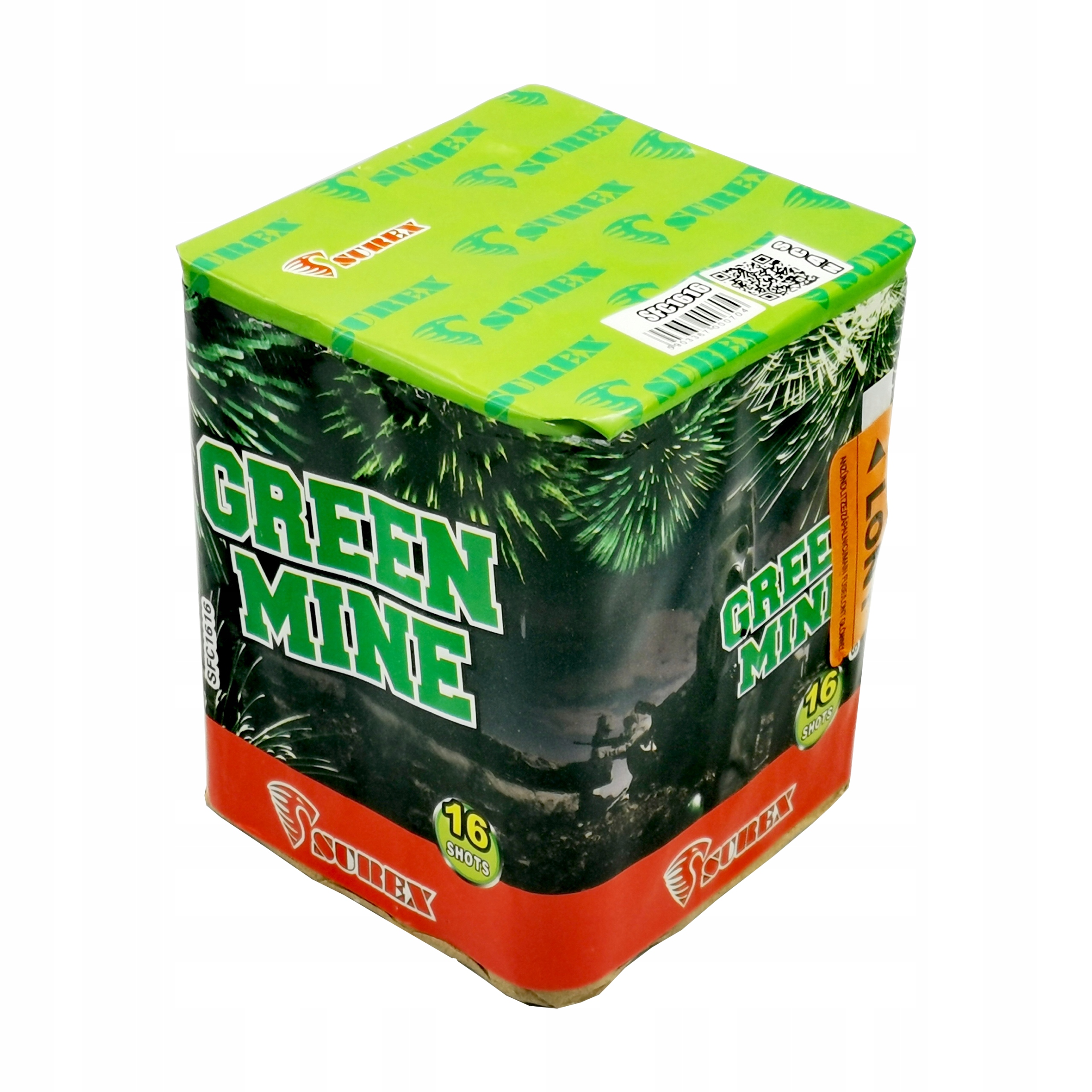 

Wyrzutnia Green Mine 16 strzałów 0.8"