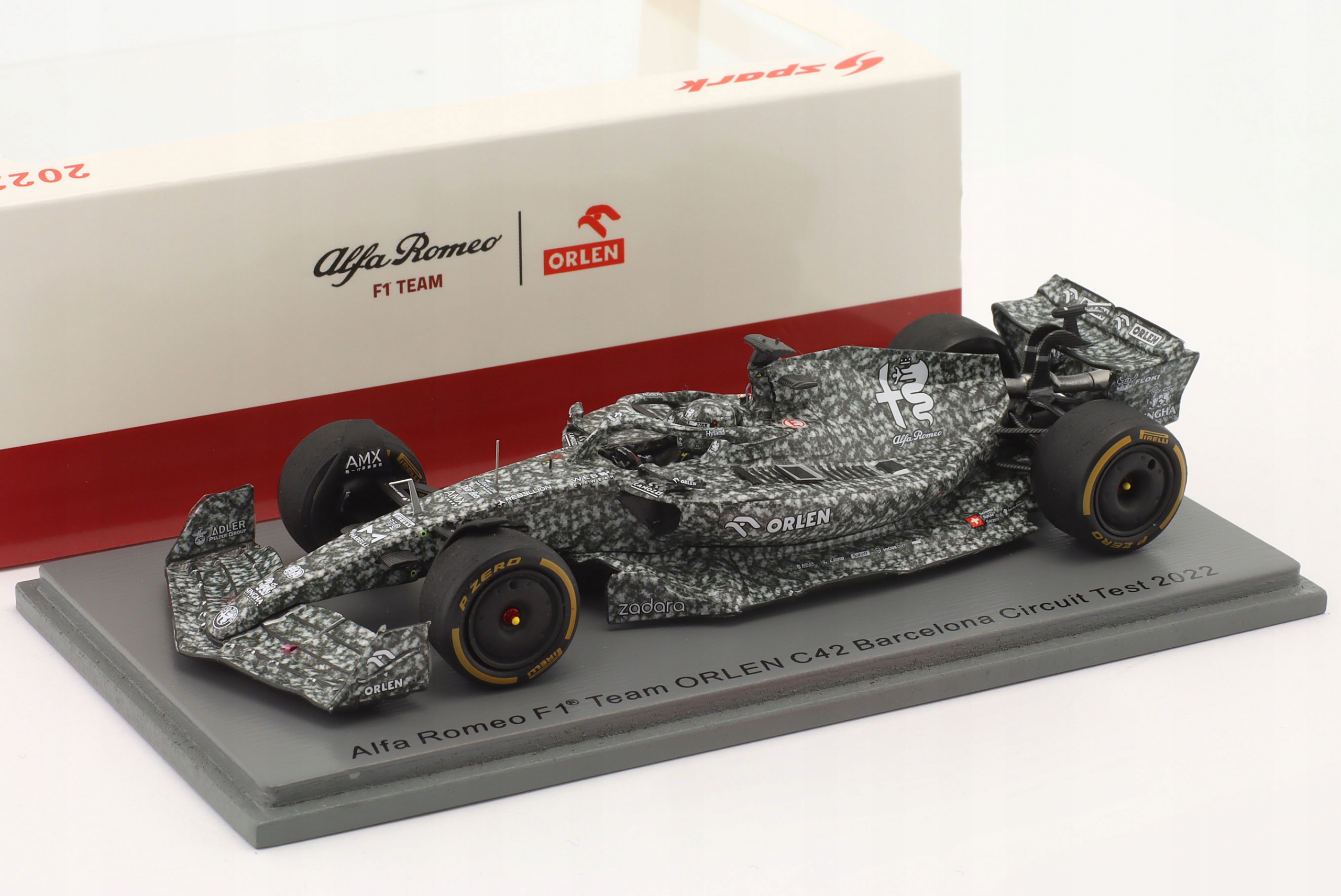 Spark Alfa Romeo F1 Orlen R.Kubica Test 2022 1:43