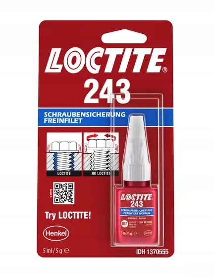 

Loctite 243 blister 5 g Zabezp.gwintów (1370555)