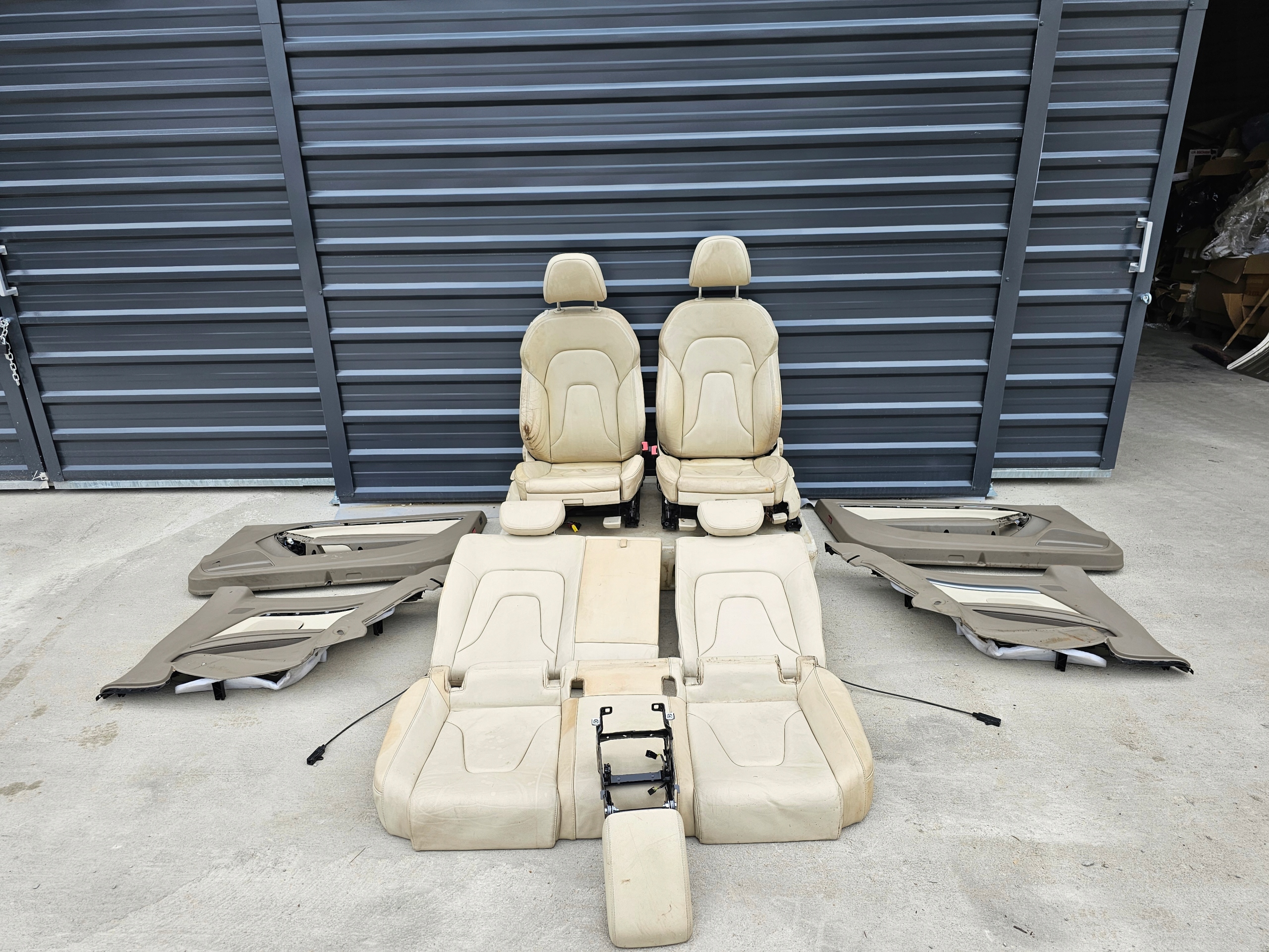 Sitz Sitze AUDI A5 Leder COUPE JASNA Leder KPL