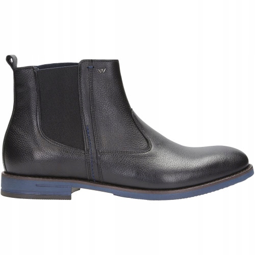 

Buty Wojas Botki męskie skóra czarne r. 40
