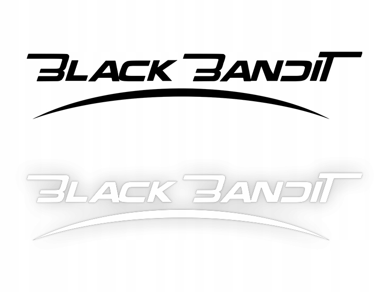 BLACK BANDIT - Naklejka na samochód na auto KOLOR