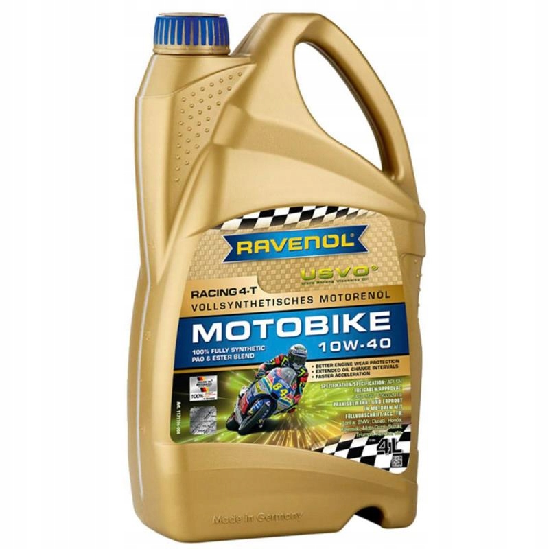 Ravenol Racing-4T Motobike 10W40 4L syntetyczny olej motocyklowy